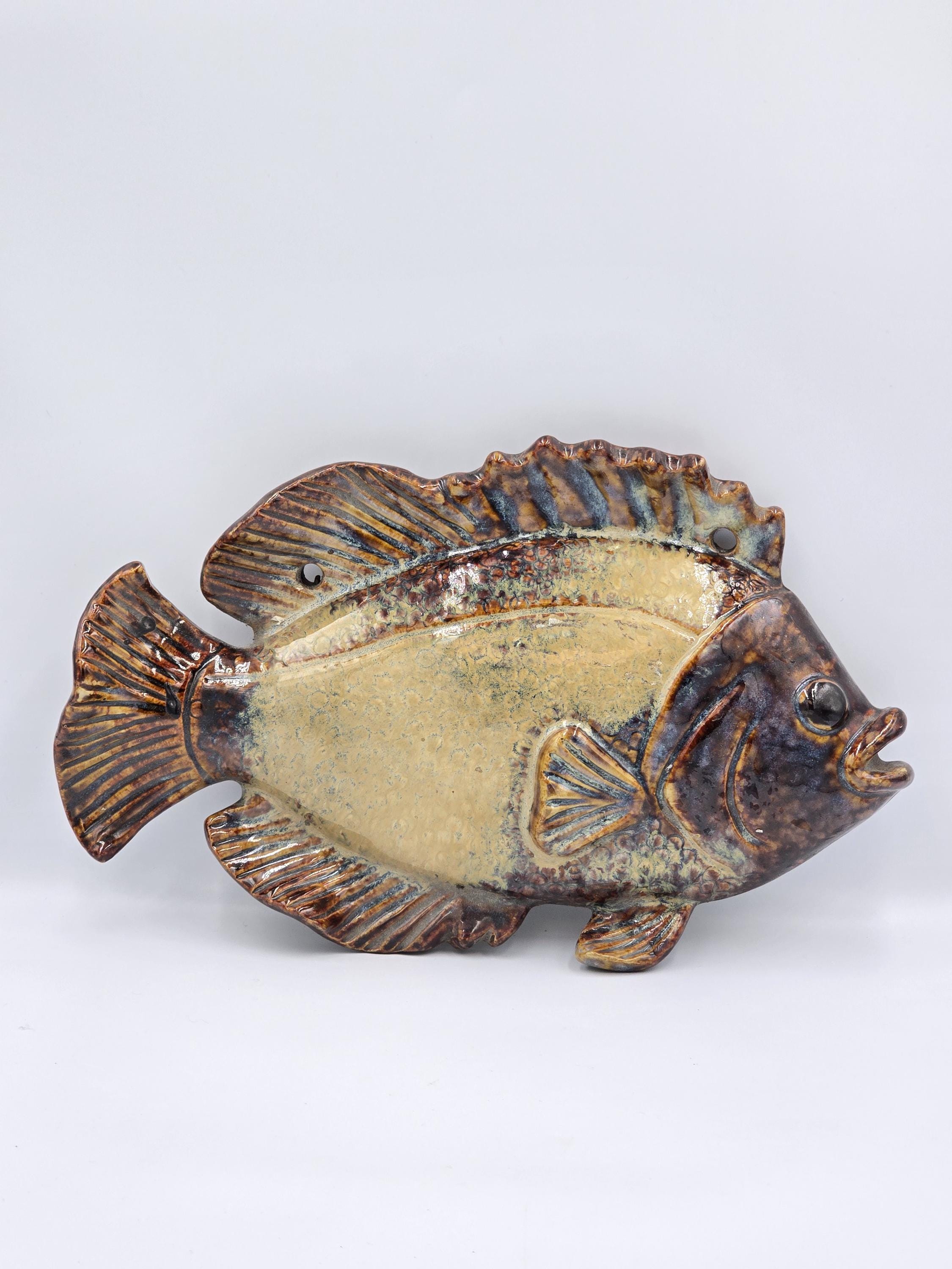 Vintage Ceramic Fish - Etsy