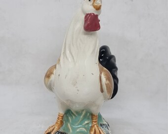 ヴィンテージ中国製カラフルな雄鶏の置物 | - Etsy 日本