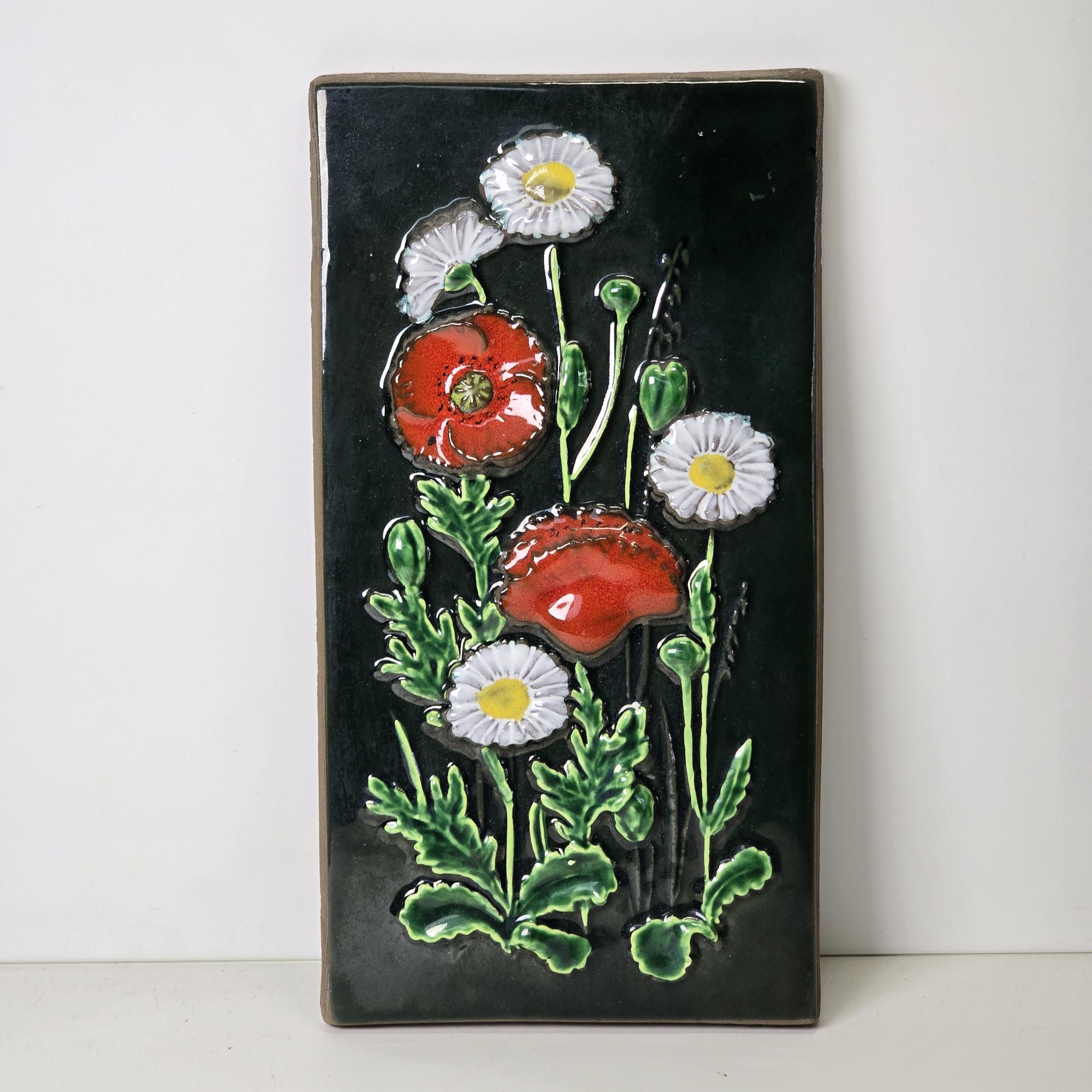 Vintage JIE GANTOFTA Ceramic Wall Plaque No. 872 | Designed by