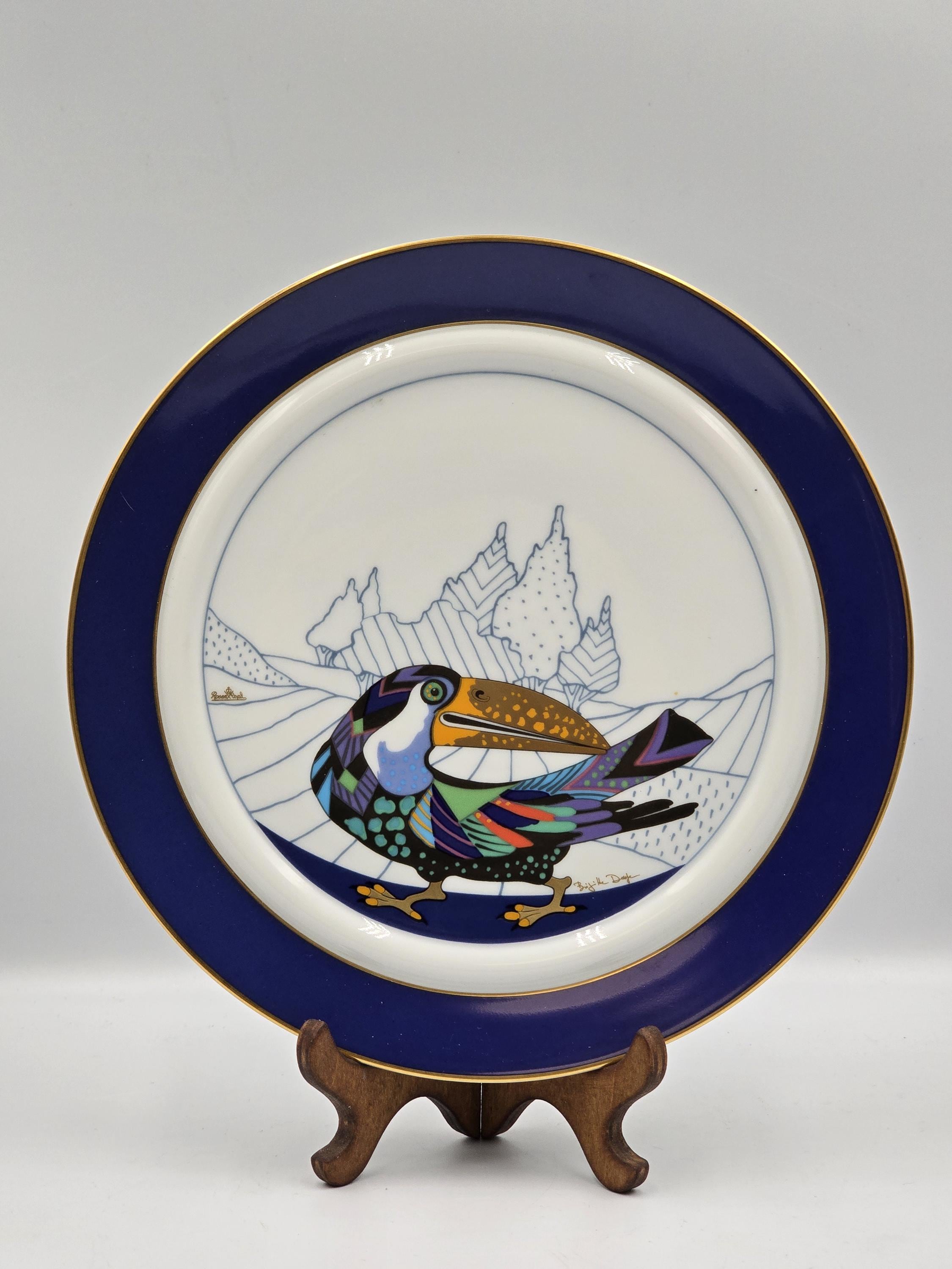 希少！サイン入りRosenthal Brigitte DoegeコラボJVD 皿 Doege - Etsy