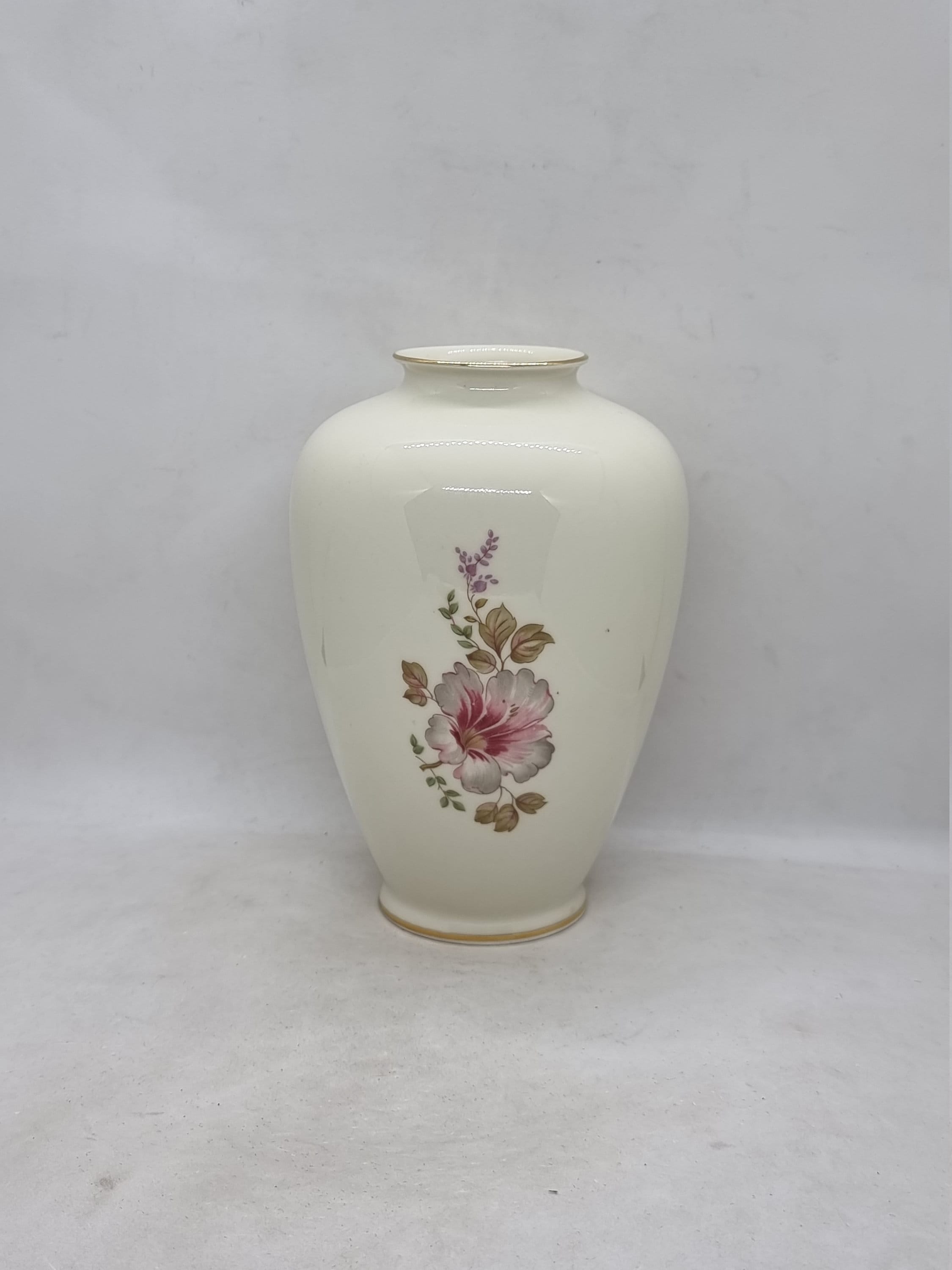 ビンテージ　ドイツ　花瓶　白磁　置物　インテリア　工芸品　美術品　A1760 ビンテージドイツ花瓶白磁置物インテリア工芸品美術品A1760