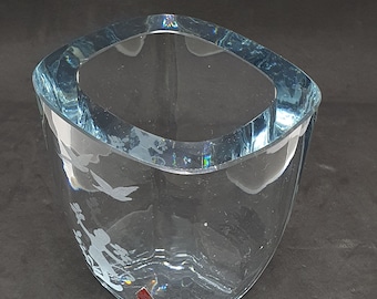 ヴィンテージ スウェーデン クリスタル ニブロ ガラス花瓶