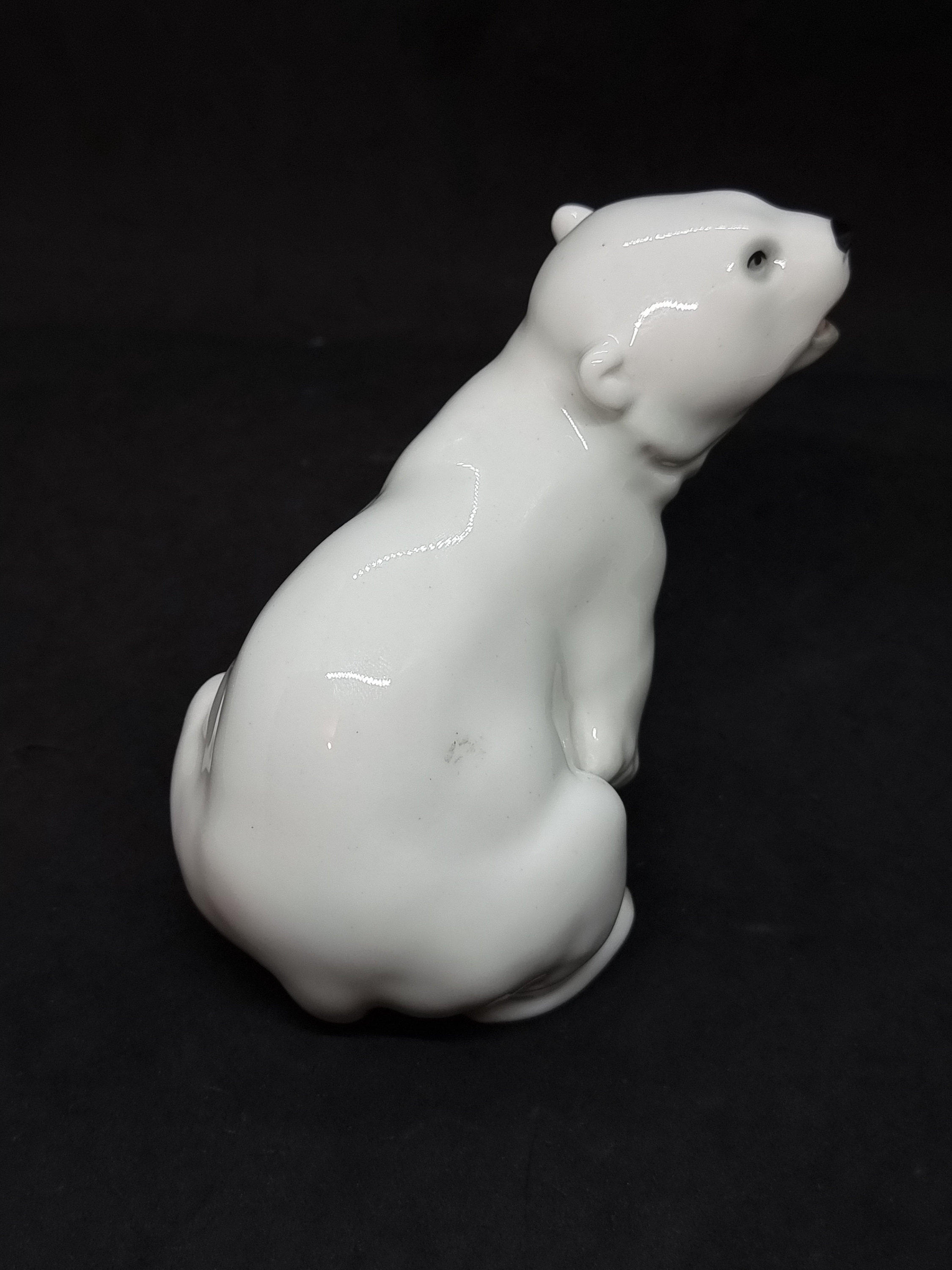 【未使用品】 Lomonosov LFZ USSR White Polar Bear | Russian Porcelain | - Etsy その他