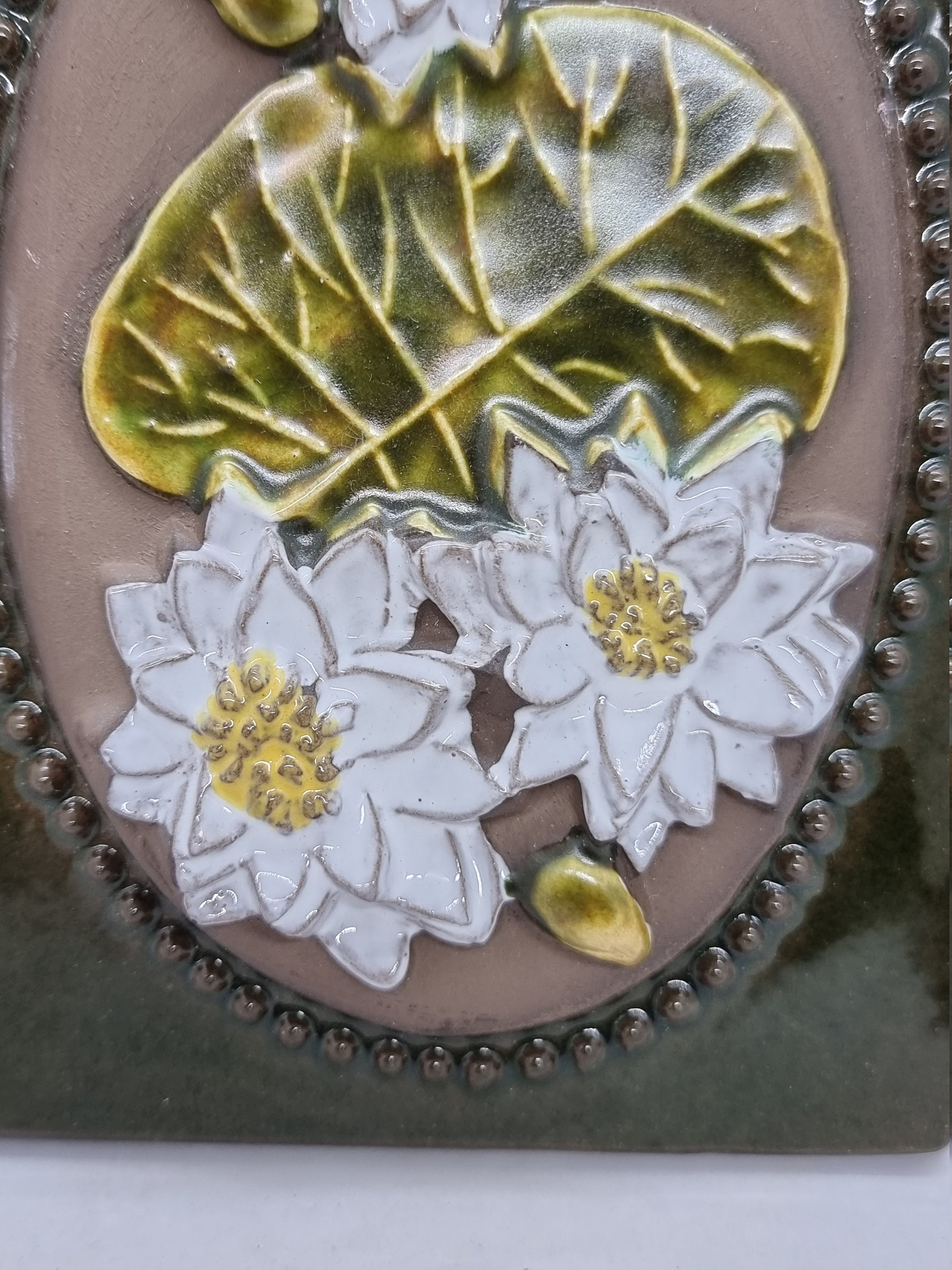 Vintage JIE GANTOFTA Ceramic Wall Plaque No. 893 | Designed by