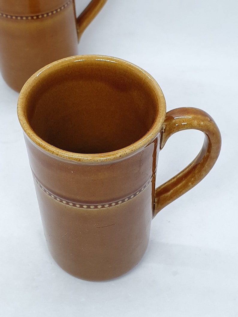 Paire de 2 tasses Höganäs Keramik | Céramique scandinave | Fabriqué en Suède | image 8