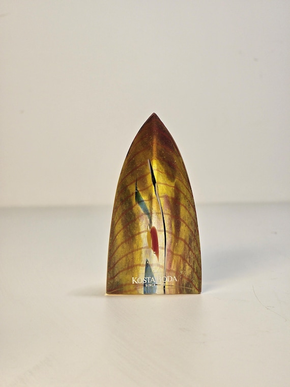 北欧 KOSTA BODA コスタボダ クリスタルガラス 船の彫刻 北欧 KOSTA