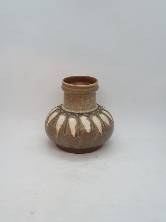 Strehla Vintage GDR Vase No. 1420 | 1970s East German Pottery