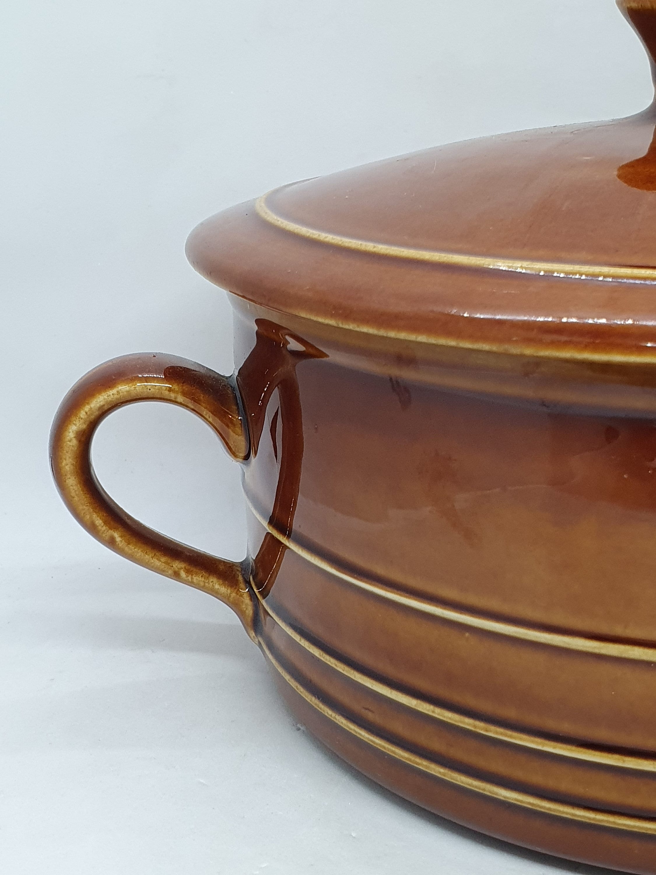 Vintage Gustavsberg Rustik Bowl With Lid | Made in Sweden | - Etsy