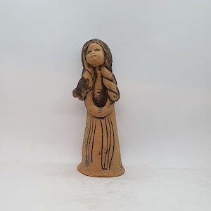 Swedish vintage ceramic figurine – Lady | Sweden keramik | Scandinavian |