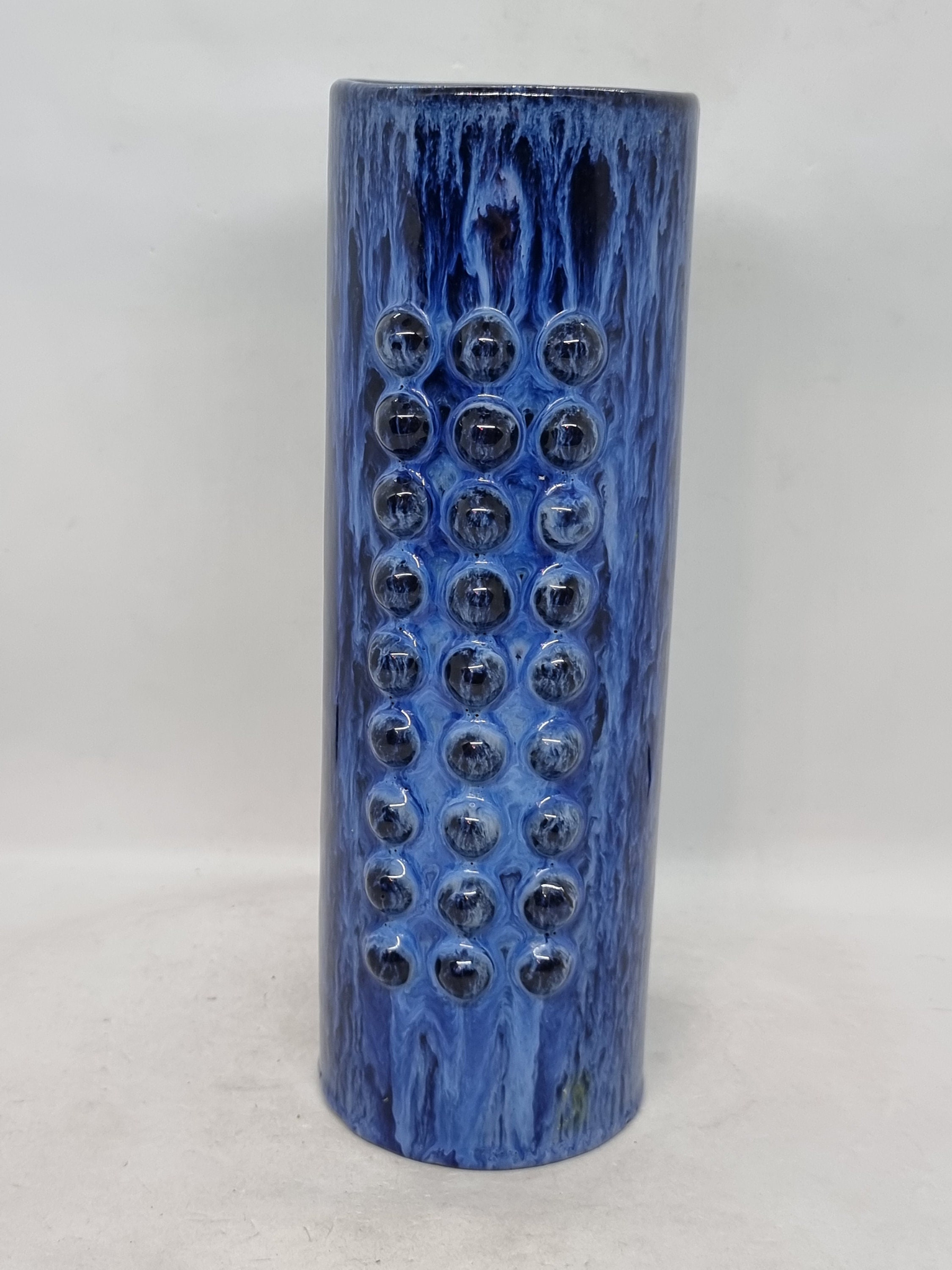 工芸品 Scandinavian Vintage vase 工芸品 Scandinavian Vintage vase Vintage Jie Sweden Blue Vase 310