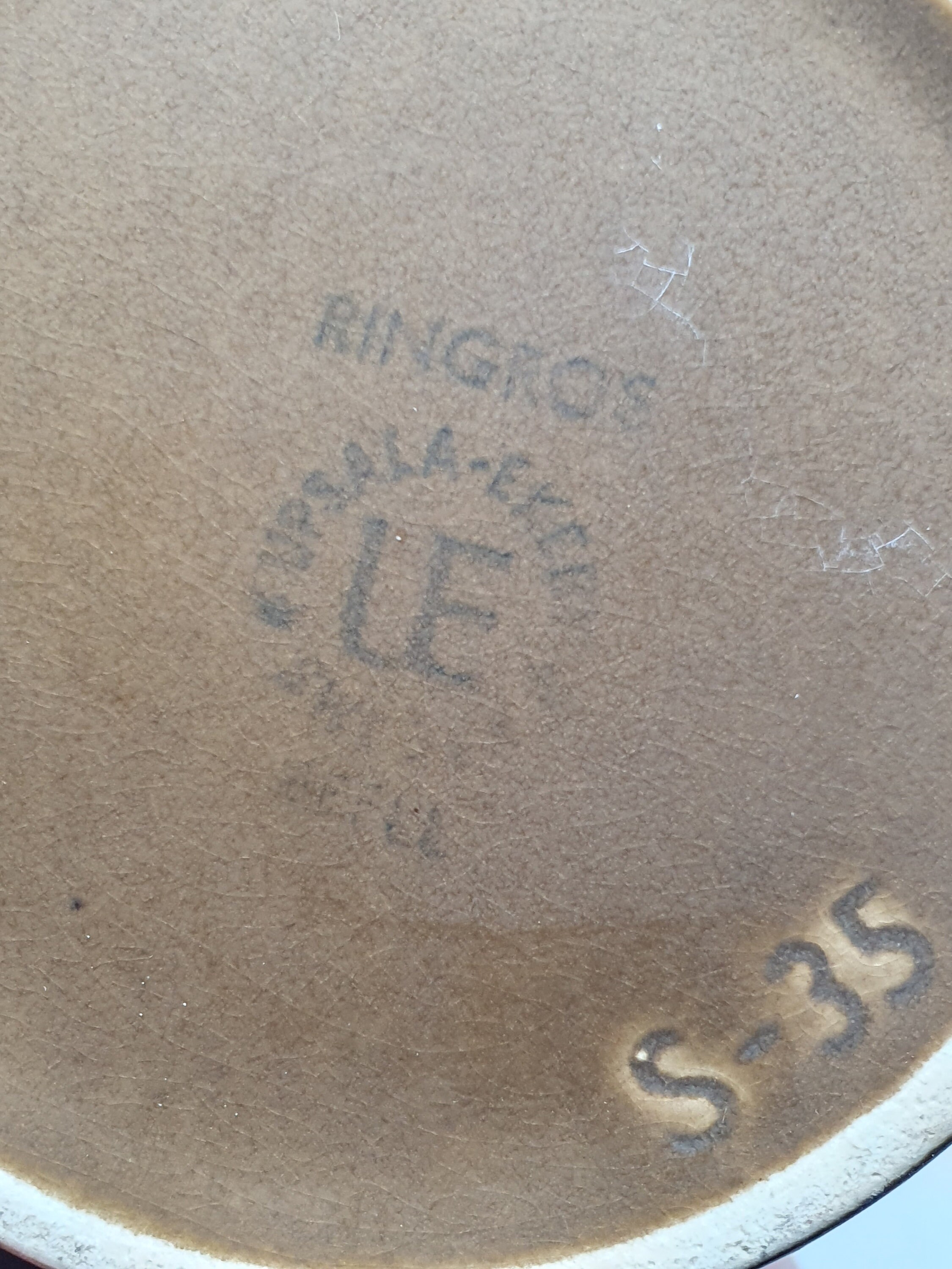 Vintage Upsala Ekeby S-35 Ringros Gefle-pors Vase | Vintage