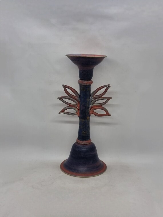 Vintage Scandinavian Ceramic Candle Holder | - Etsy Israel