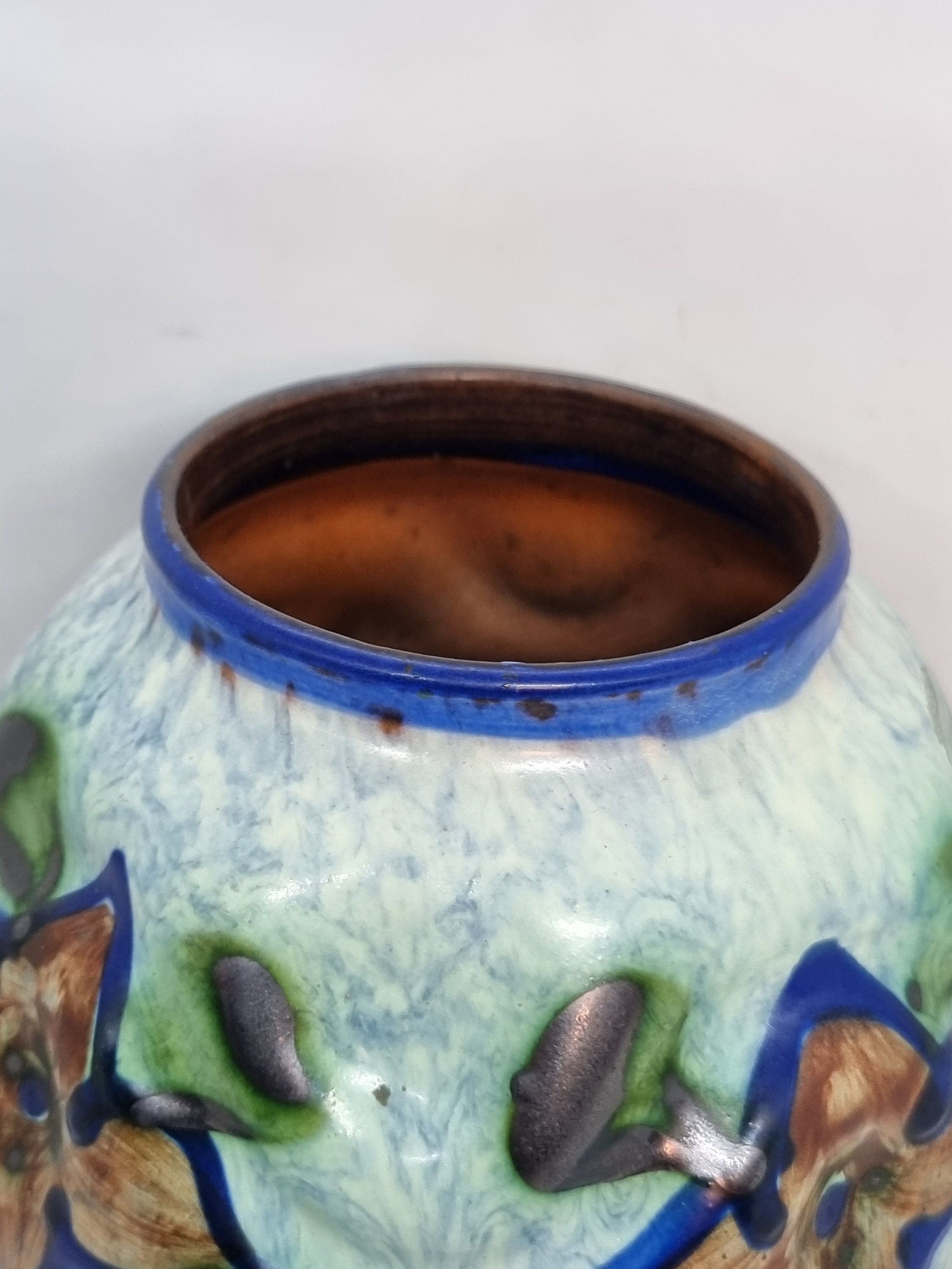 Vintage Upsala Ekeby Sweden Art Pottery Vase No. 1500/1544 | Made