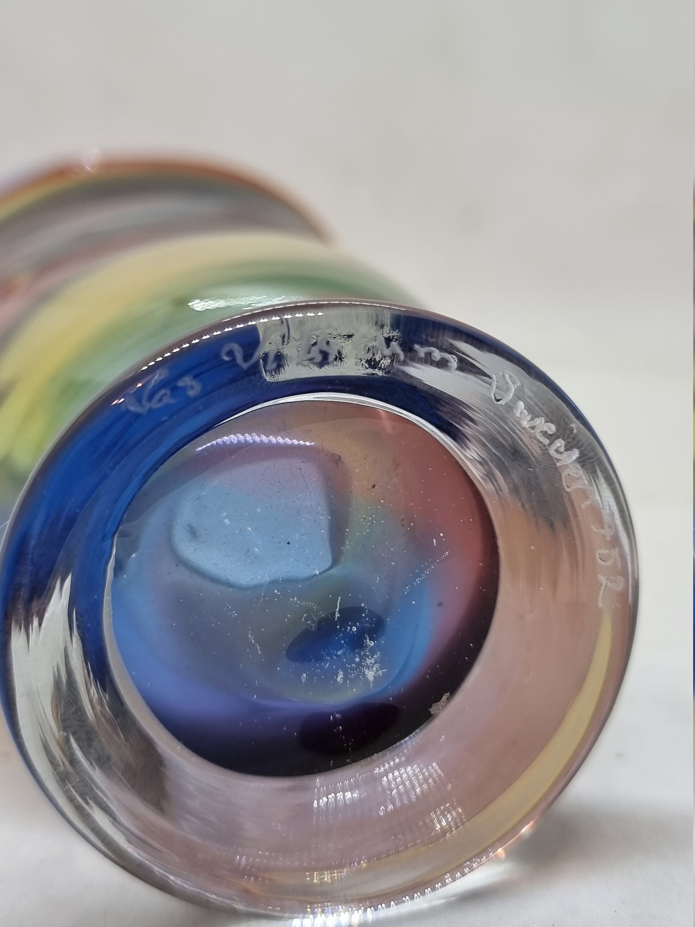 アンティーク　花瓶　VAS Vitreum スェーデン製 カラフルなガラス「Vas Vitreum」花瓶 | スウェーデン製 | - Etsy 日本