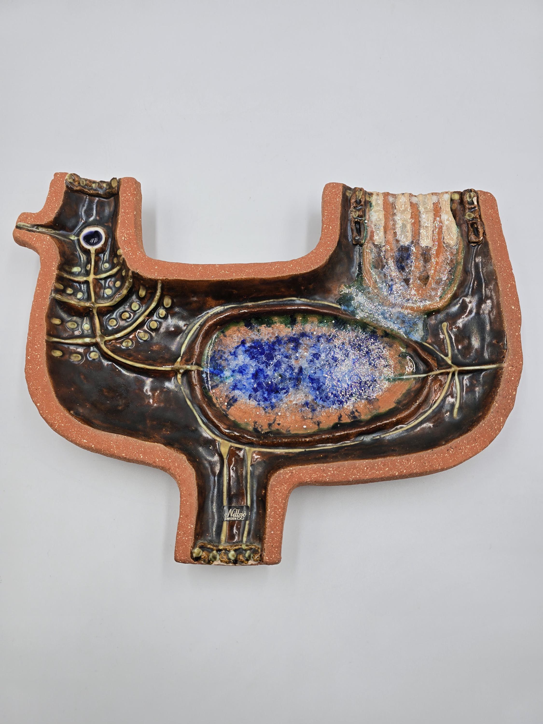 トーマス・ヘルストロム作、Nittsjö Keramik のビンテージ