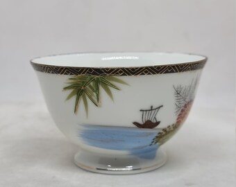 Vintage Soko China Handpainted Porcelain Cup & Saucer | Made