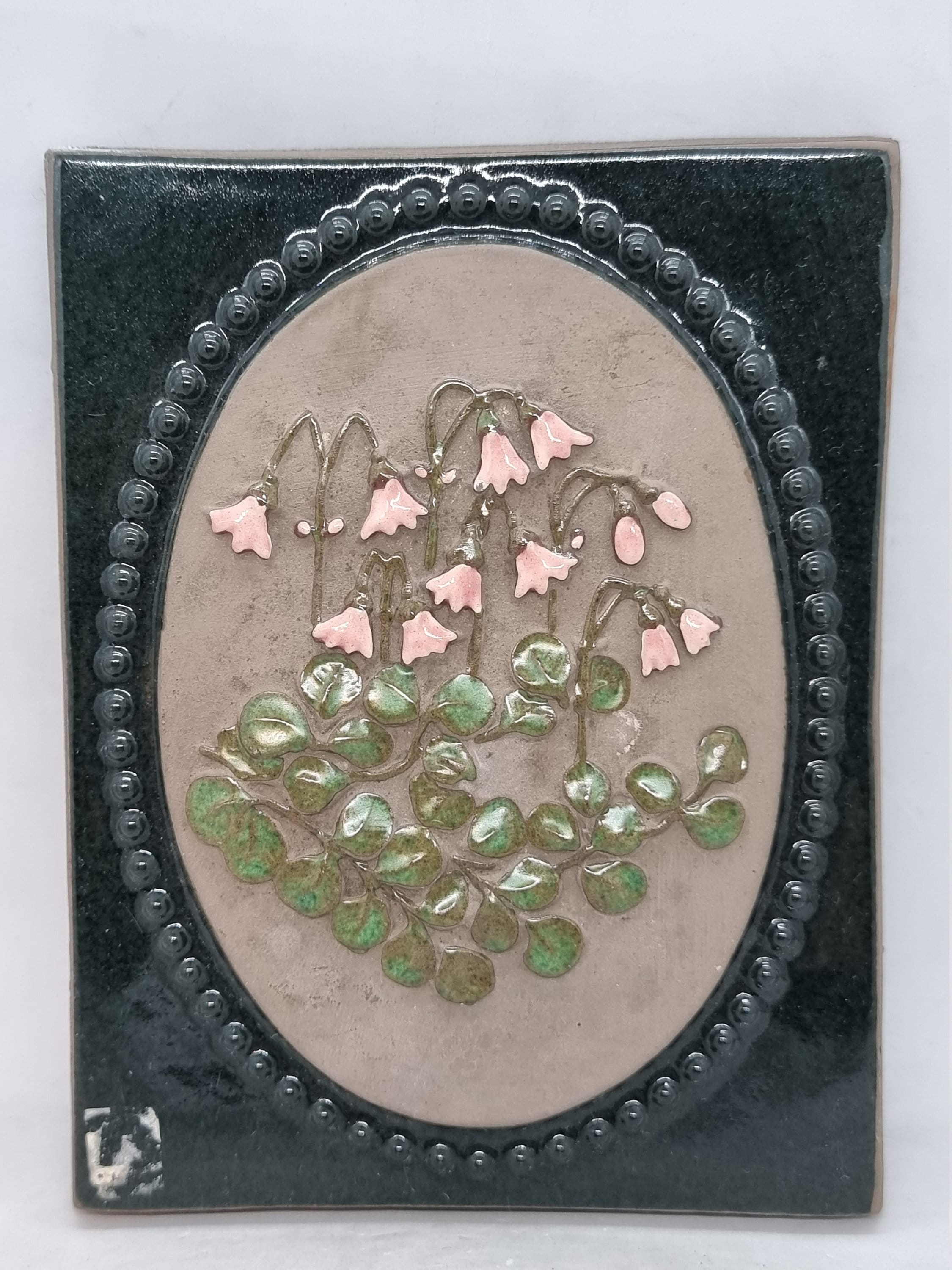 Vintage JIE GANTOFTA Ceramic Wall Plaque No. 877 | Designed by