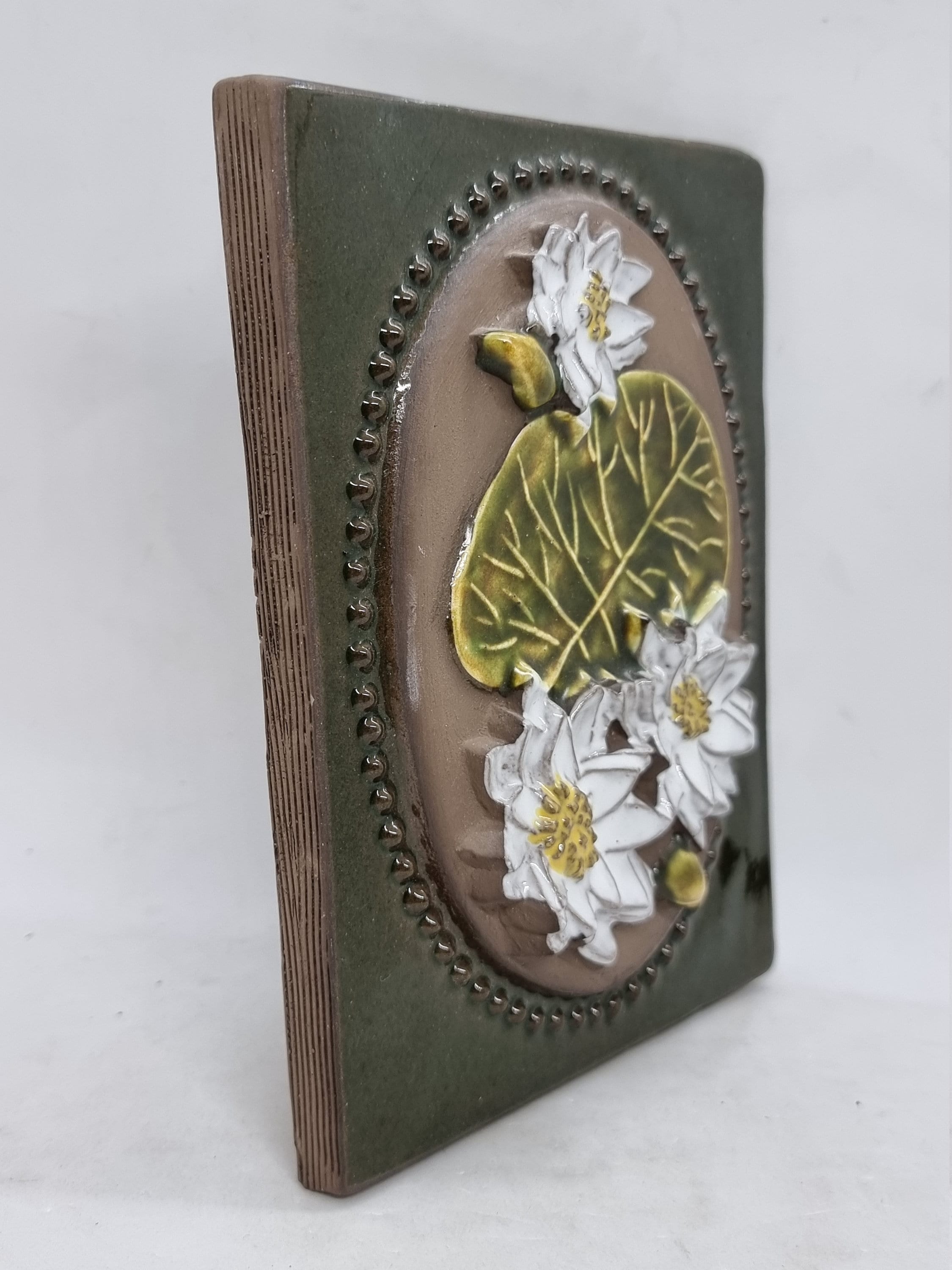 Vintage JIE GANTOFTA Ceramic Wall Plaque No. 893 | Designed by