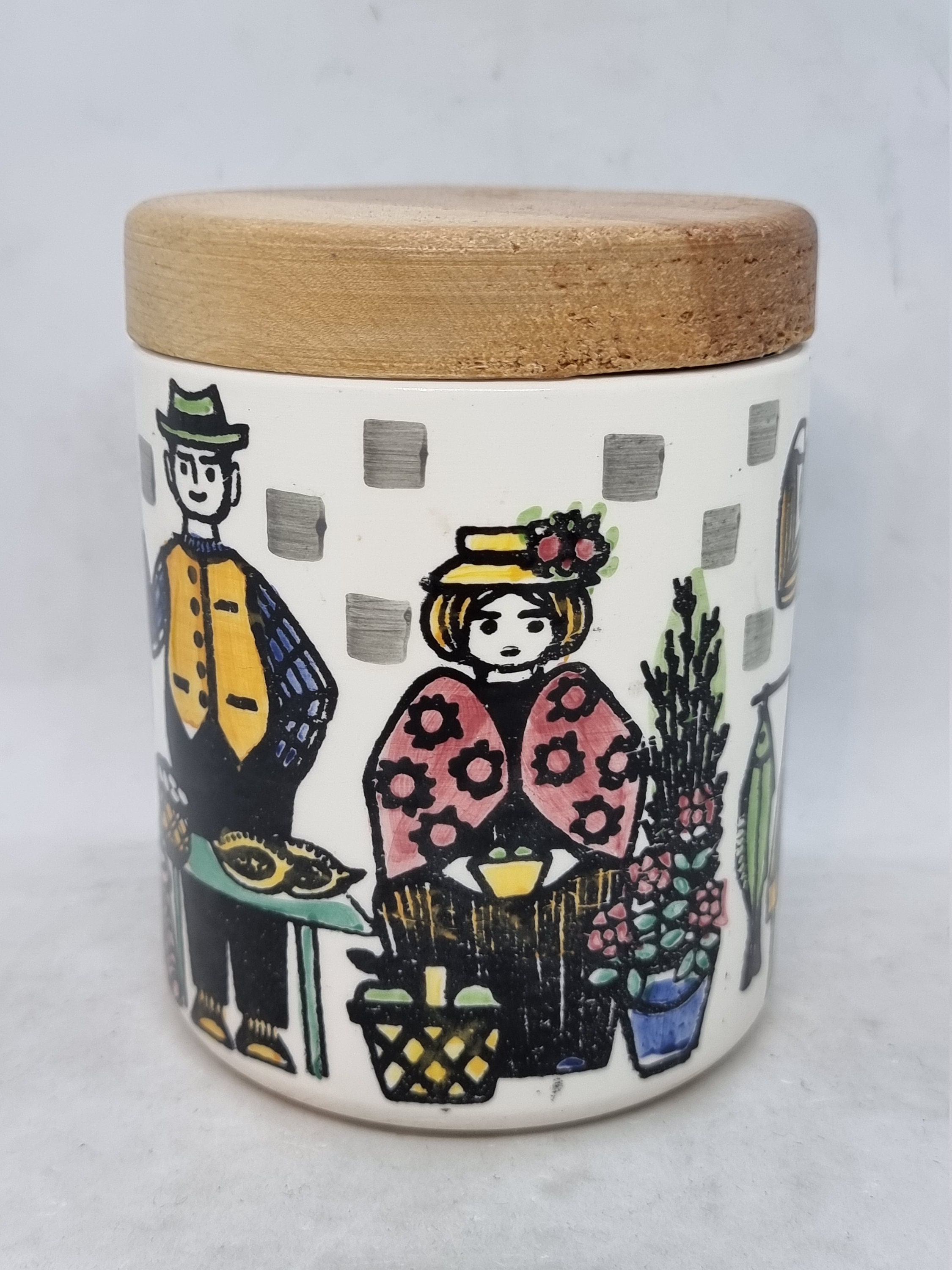 Vintage Jie Gantofta Sweden Ceramic Jar | Decor by Anita Nylund