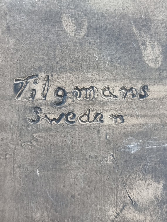 【Made in sweden】Tilgmans Keramik　壁掛けプレート Vintage Tilgmans Keramik Wall Plaque by Eivor Lang | Made in
