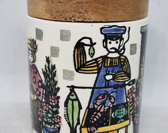 Vintage Jie Gantofta Sweden Ceramic Jar | Decor by Anita Nylund