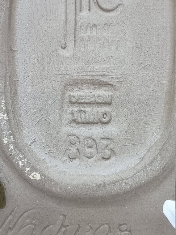 Vintage JIE GANTOFTA Ceramic Wall Plaque No. 893 | Designed by