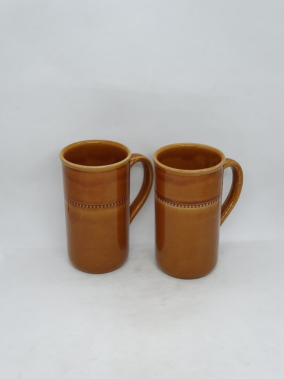 Pair of 2 Höganäs Keramik mugs | Scandinavian ceramic | Made in Sweden |