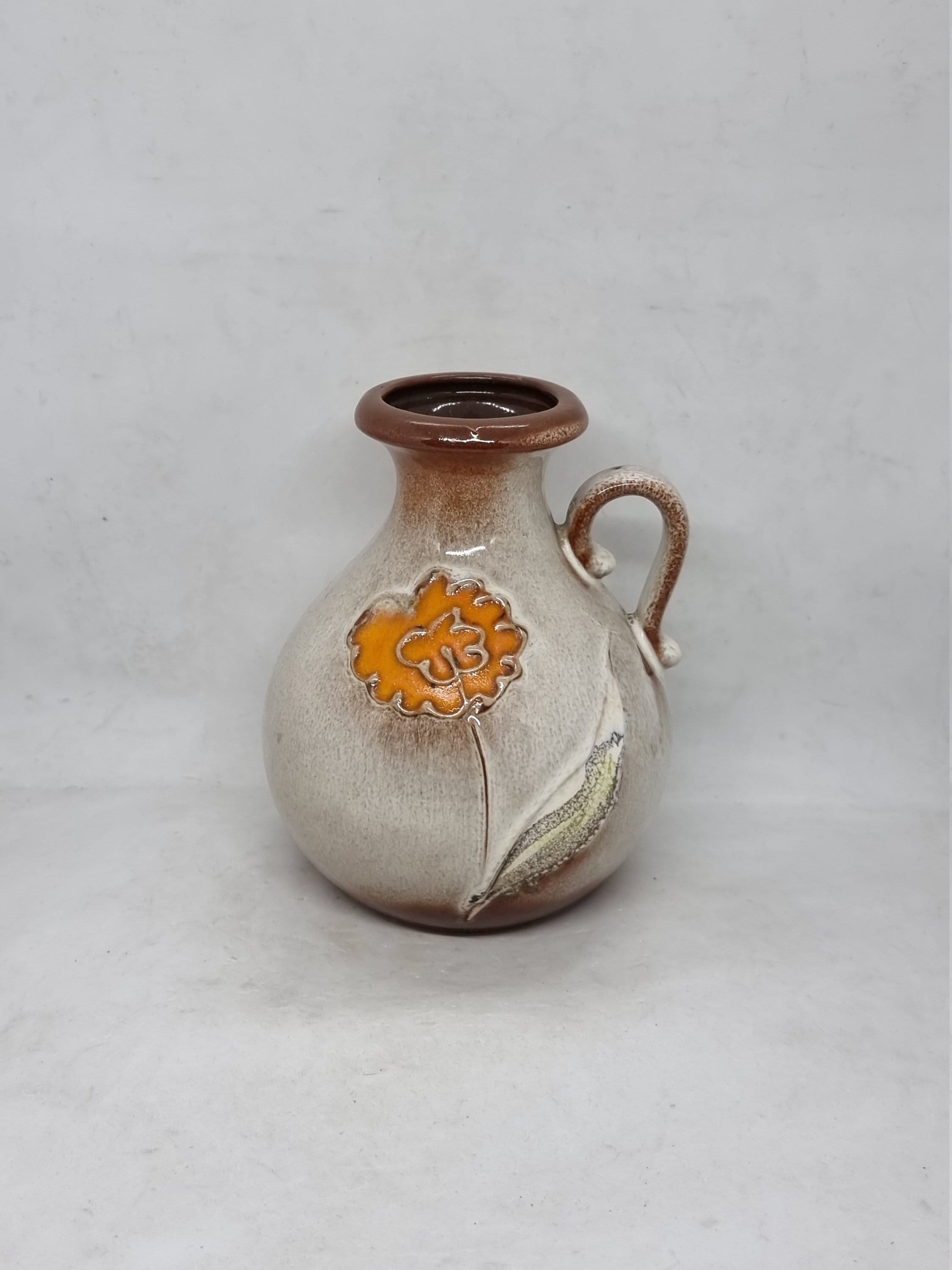 Scheurich w. germany vase, vintage west german pottery scheurich