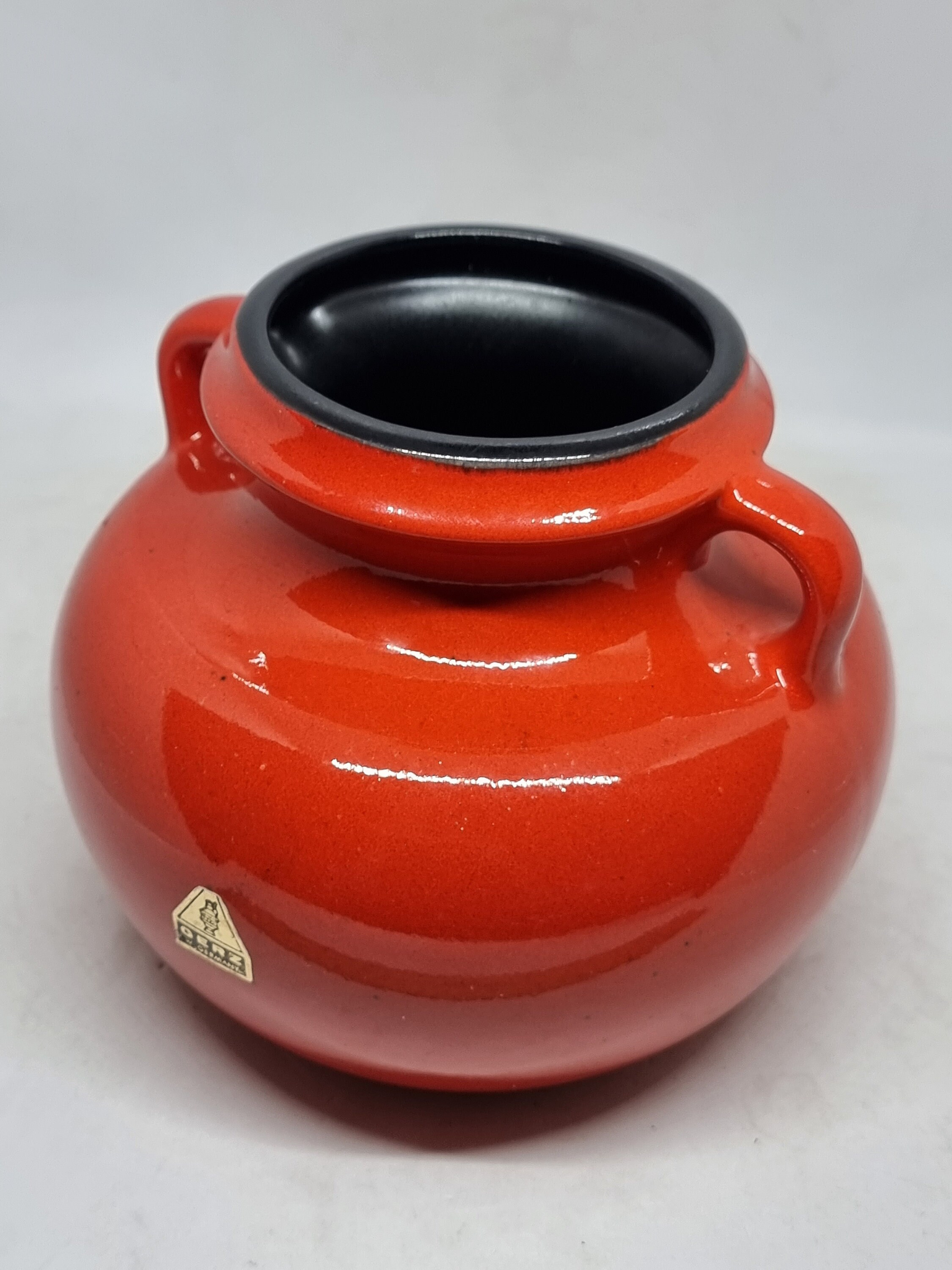 ヴィンテージ Gerz 陶器 赤い花瓶 605/14 | 西ドイツ製 | - Etsy 日本