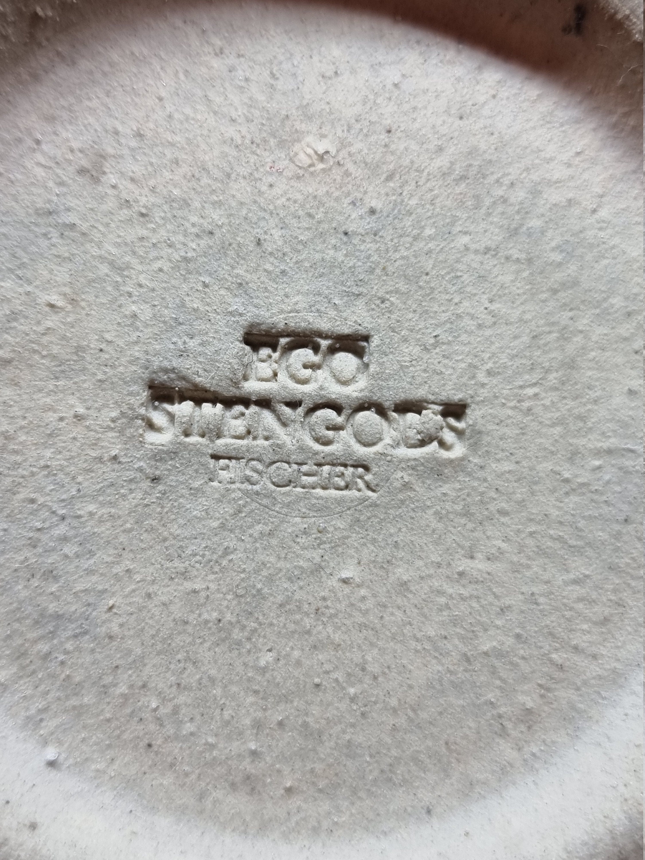 Vintage EGO Stengods Ceramic Ashtray | Willi Fischer Sweden 1960