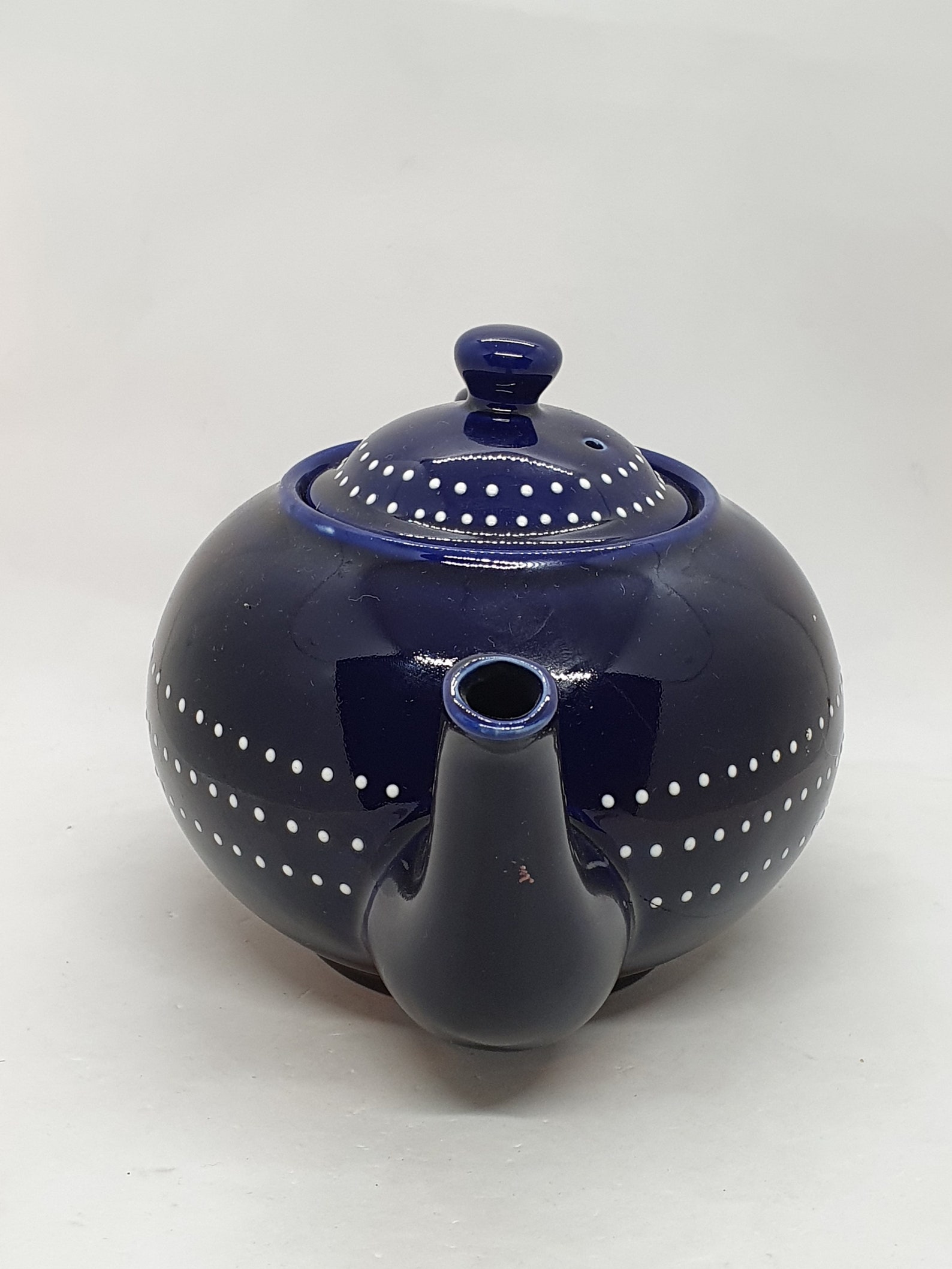 Vintage Royal Norfolk cobalt blue teapot Made in England Etsy