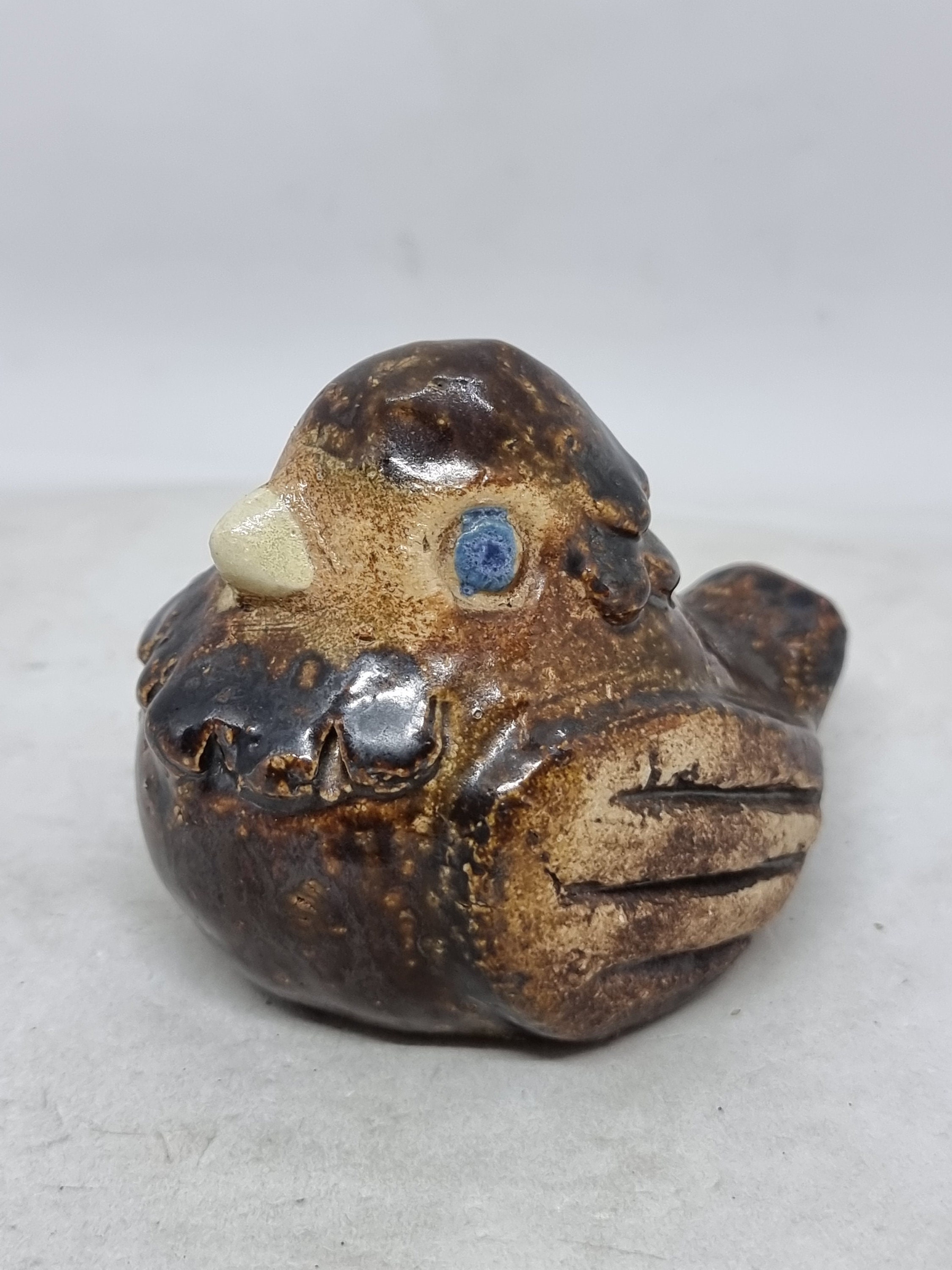Vintage Ceramic Bird Sculpture by Willy Fischer Sweden 1960 | Ego