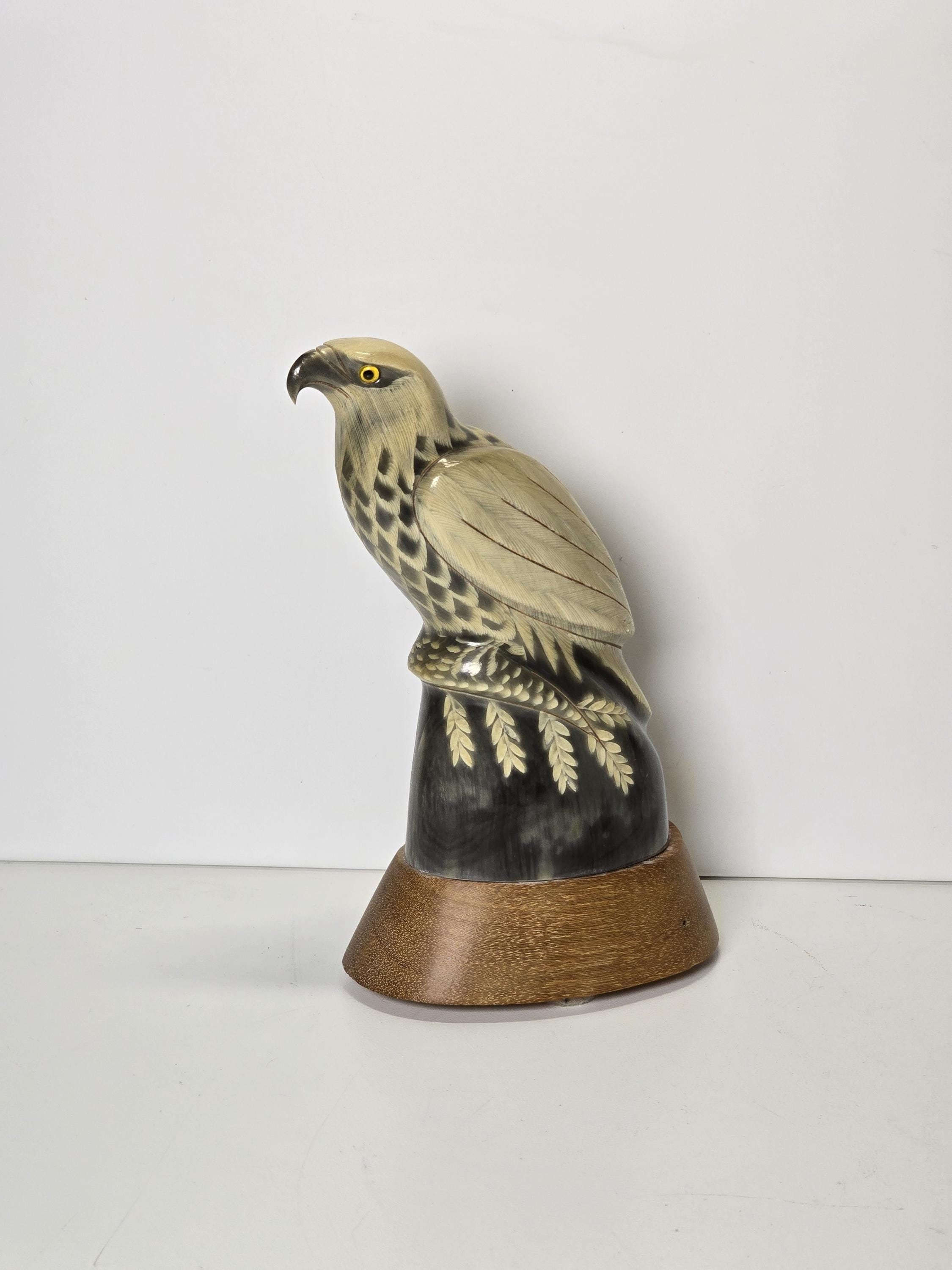 Oiseaux en corne de vache - Décoration