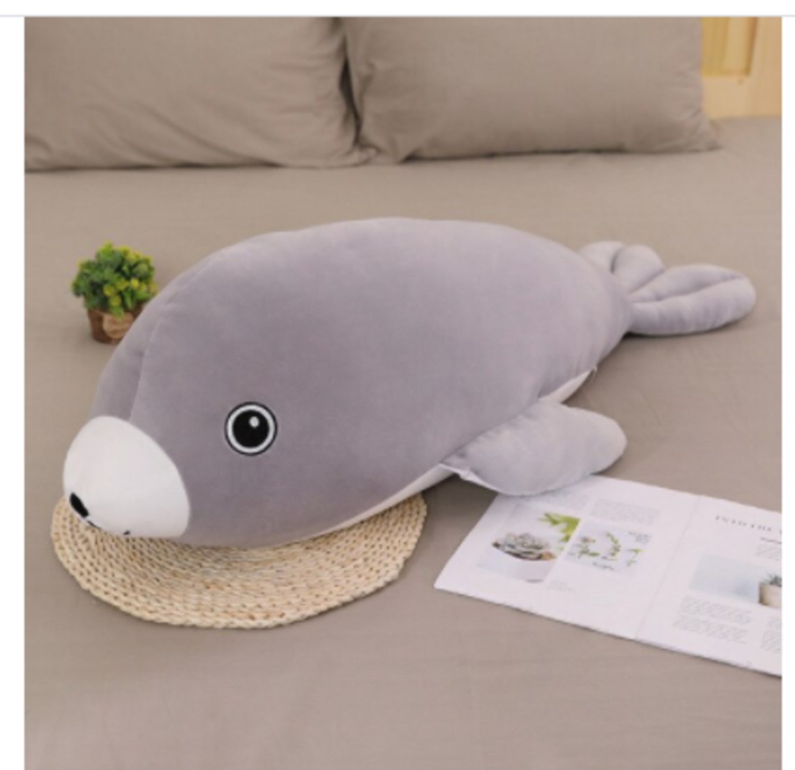 40120cm Big Size Colorful Seal Plush Toys Soft Marine Animal Etsy