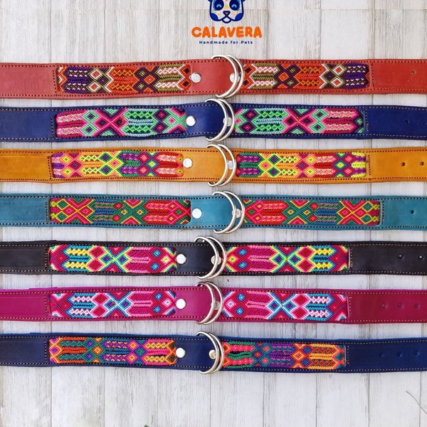XL - Mexican Dog Collar Handmade by Artisans