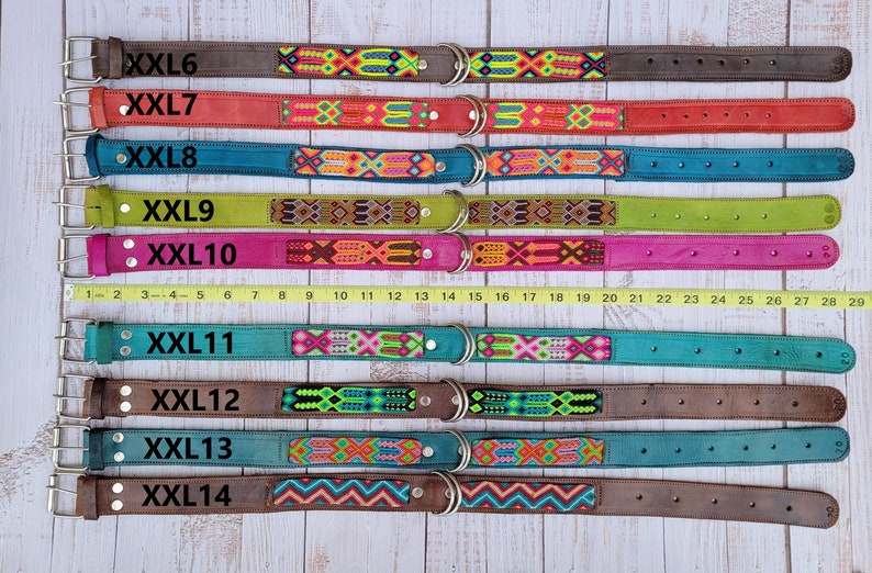 XLXXL Mexican Dog Collar Handmade by Artisans