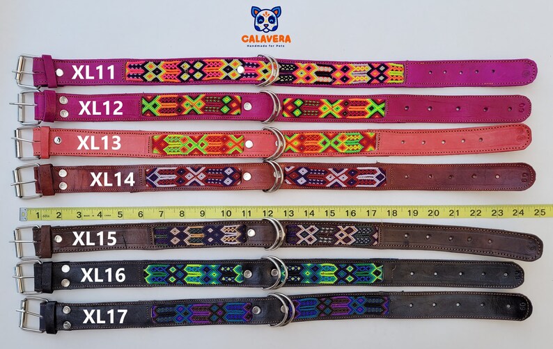 XLXXL Mexican Dog Collar Handmade by Artisans