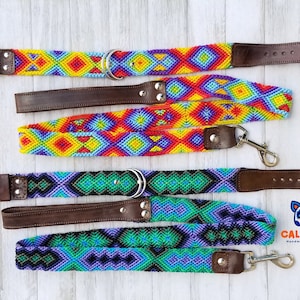 Small - Leash with matching Collar - Handmade by Mexican Artisans