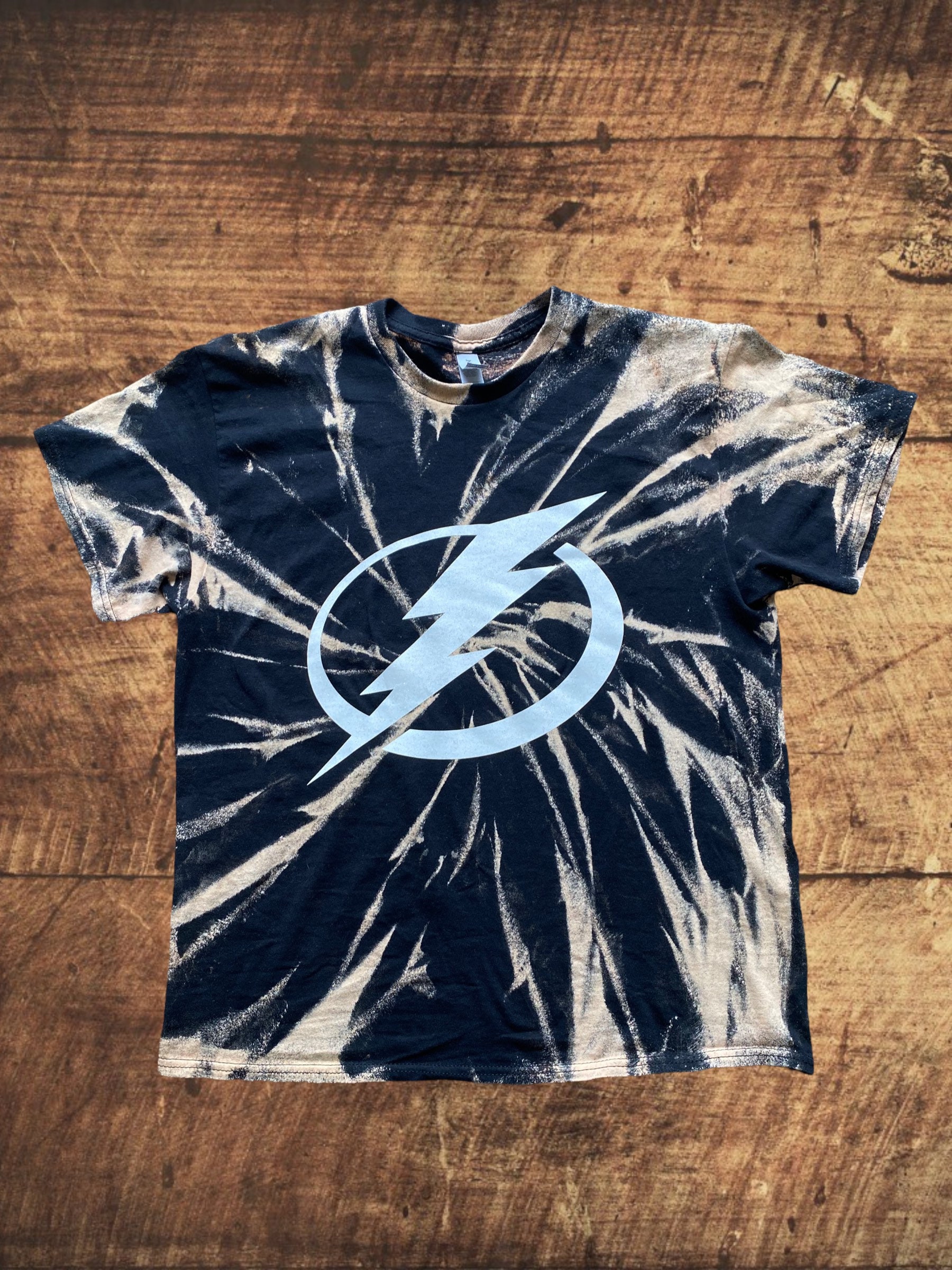 Bleached Tampa Bay Lightning Shirt Crop Shirt Etsy