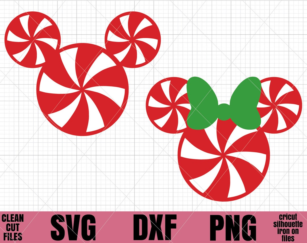 Christmas Svg Santa Svg Swirl Svg Peppermint Svg Mickey Svg - Etsy