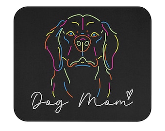 Tappetino per mouse Dog Mom - Accessori da scrivania carini per gli amanti dei cani, regalo per mamma salvata, regali per mamma di cani per ufficio, regali per insegnanti o colleghi