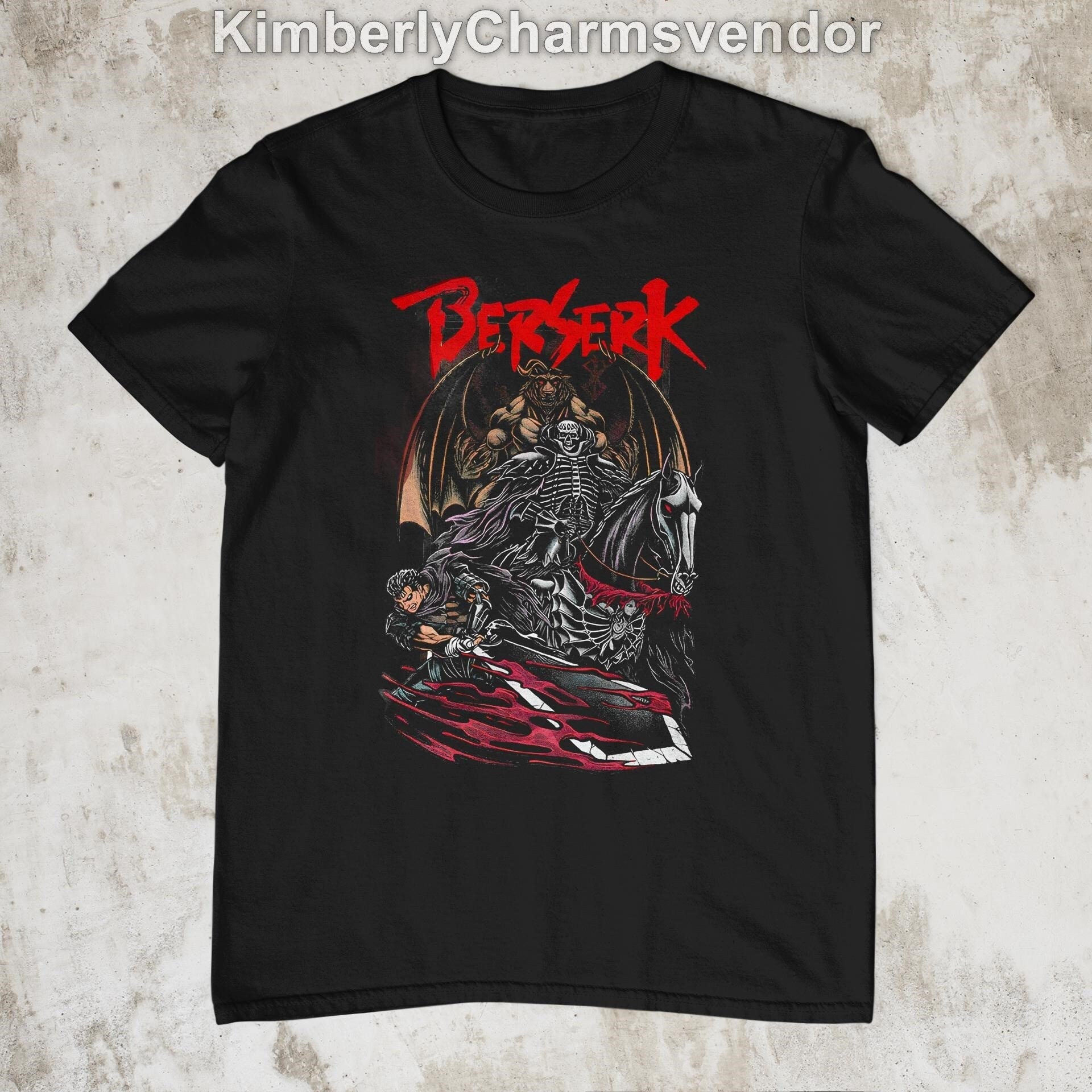 Berserk 1997 Anime Japanese Manga Classic Graphic T-shirt