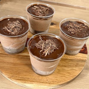 No-Bake Chocolate Cheesecake Recipe PDF | Individual Cheesecake Cups | Easy Oreo Dessert | Printable eBook | Instant Download | Serve 4 Cups