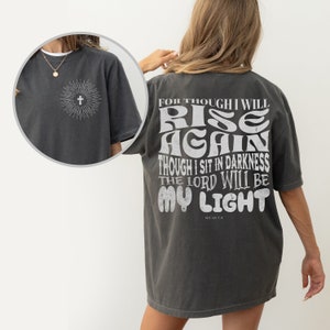 Jesus Tee, Christian Tee, Rise Again Vintage Bible Verse Christian Celestial Comfort Colors Tshirt, Inspirational Gift, vintage tee feel