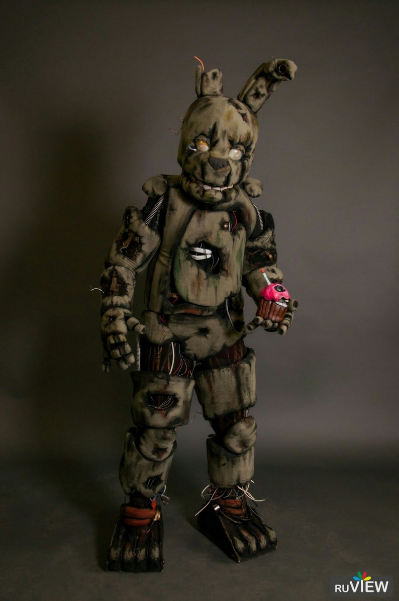 Springtrap Costume FNAF Cosplay Five Nights At Freddy's Etsy