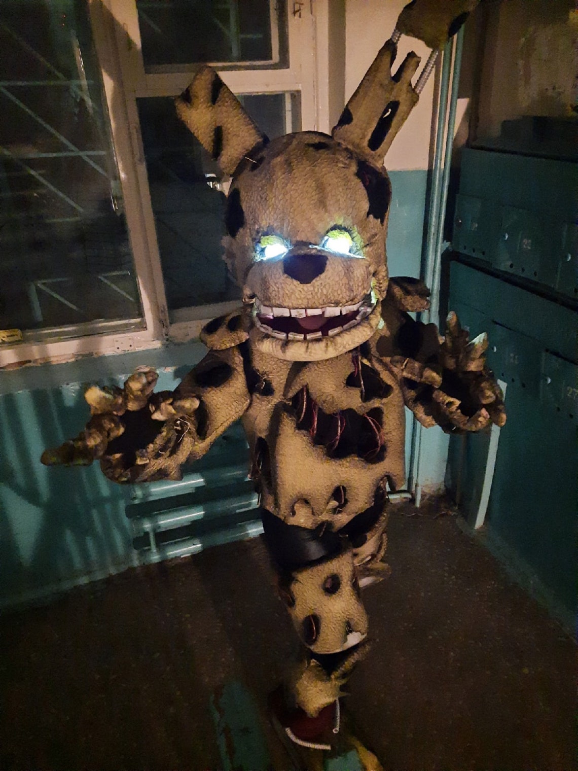 Fnaf Springtrap Costume FNAF Cosplay Five Nights At Etsy