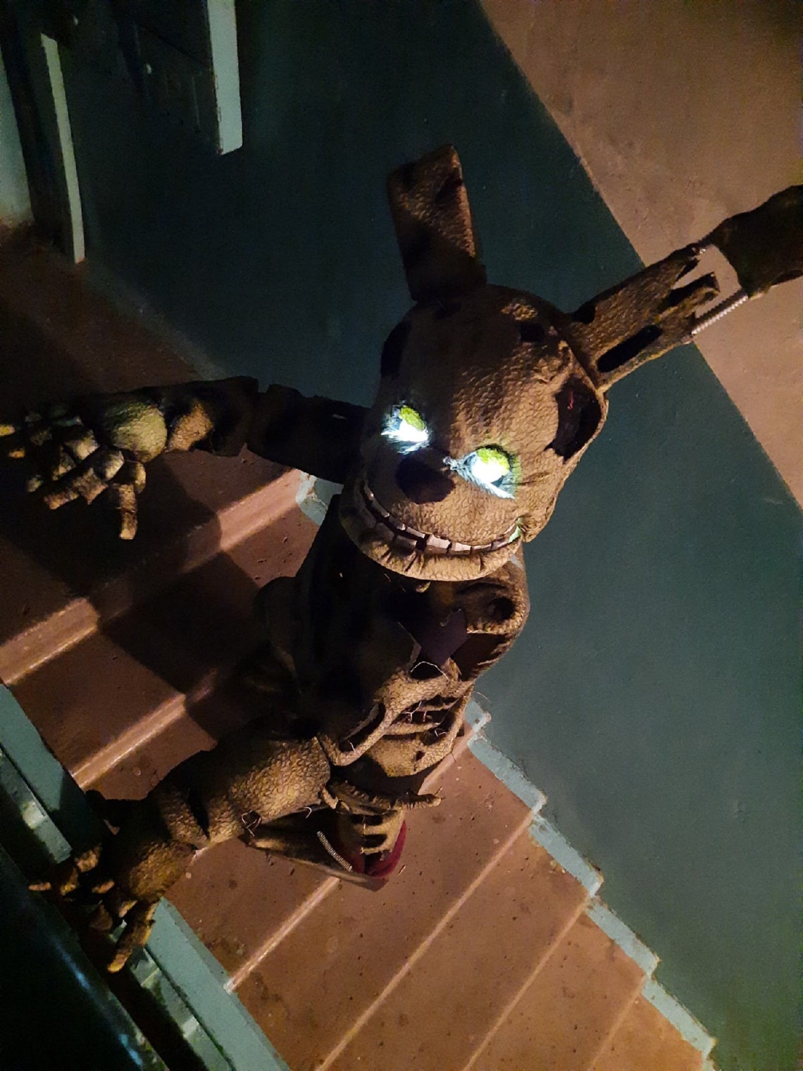 Fnaf Springtrap Costume FNAF Cosplay Five Nights At Etsy