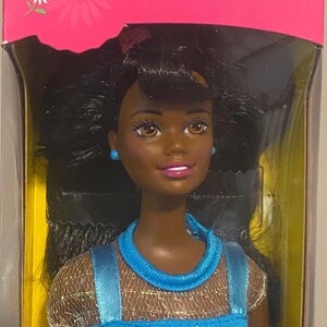Beautiful Vintage 1996 Flower Fun Barbie Aa/black Barbie NIB - Etsy