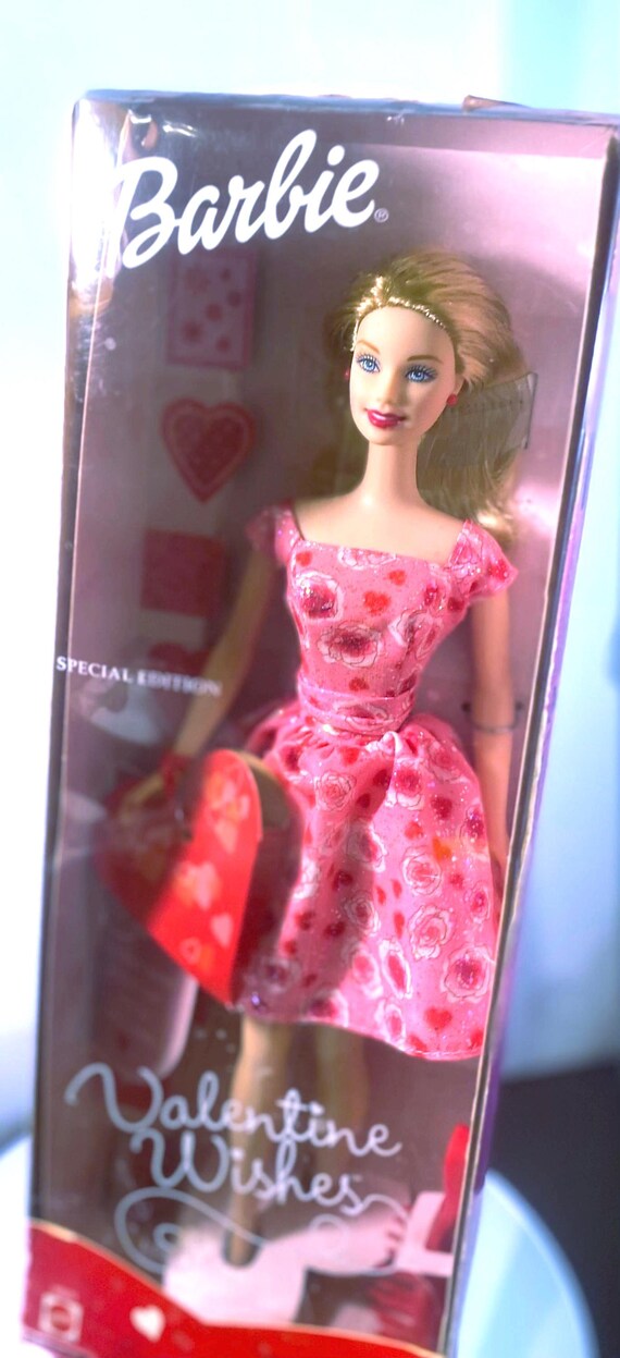 Valentine Wishes Barbie Doll, by Mattel, 2001 Made in Indonesia - Etsy