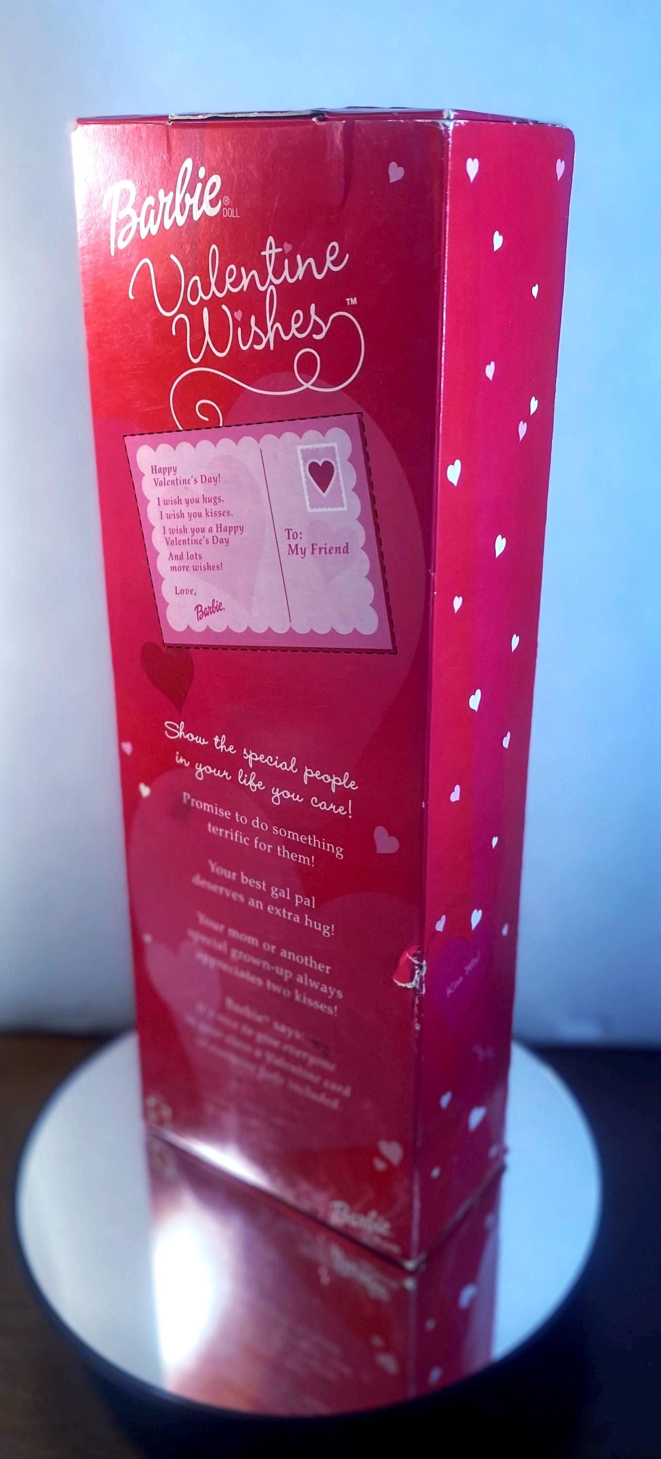 Valentine Wishes Barbie Doll, by Mattel, 2001 Made in Indonesia - Etsy